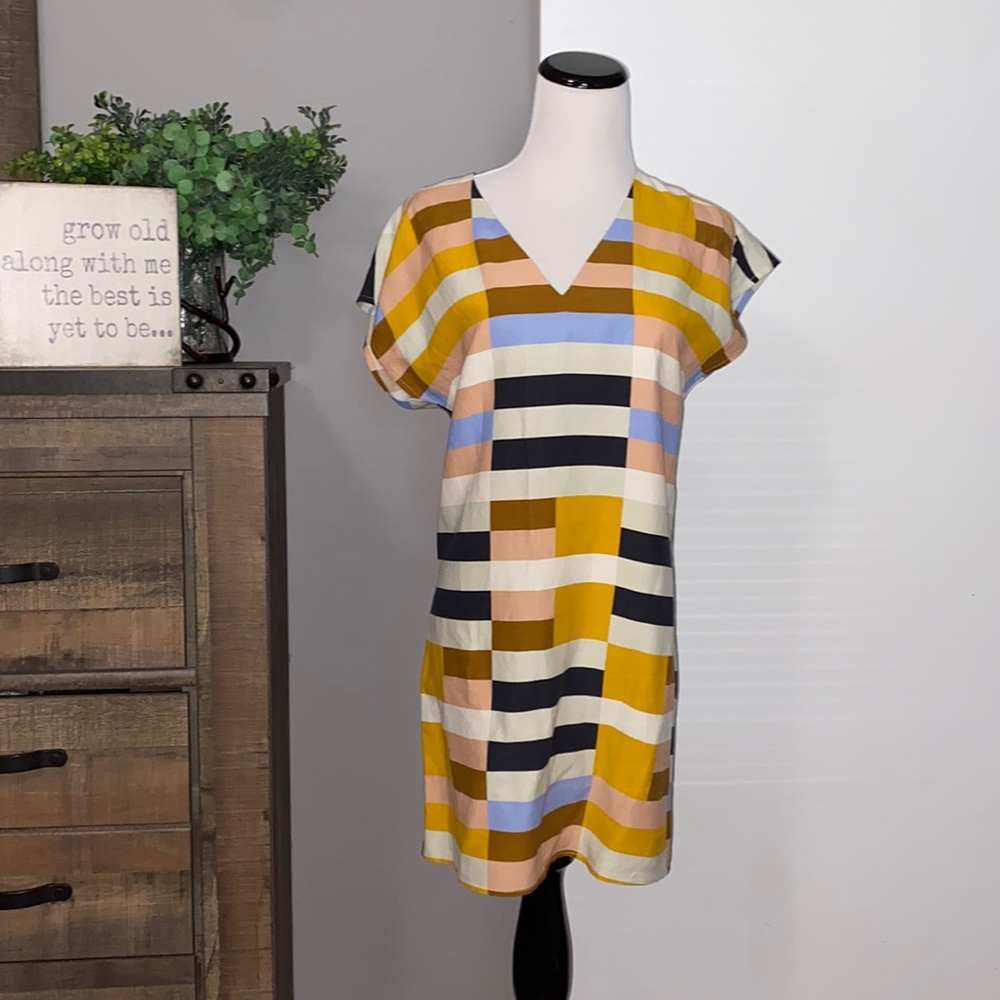 Marie Oliver Andi Silk and linen Dress in Desert color NWOT size XXS
